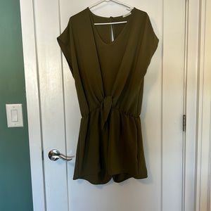 Hardly worn super cute olive romper